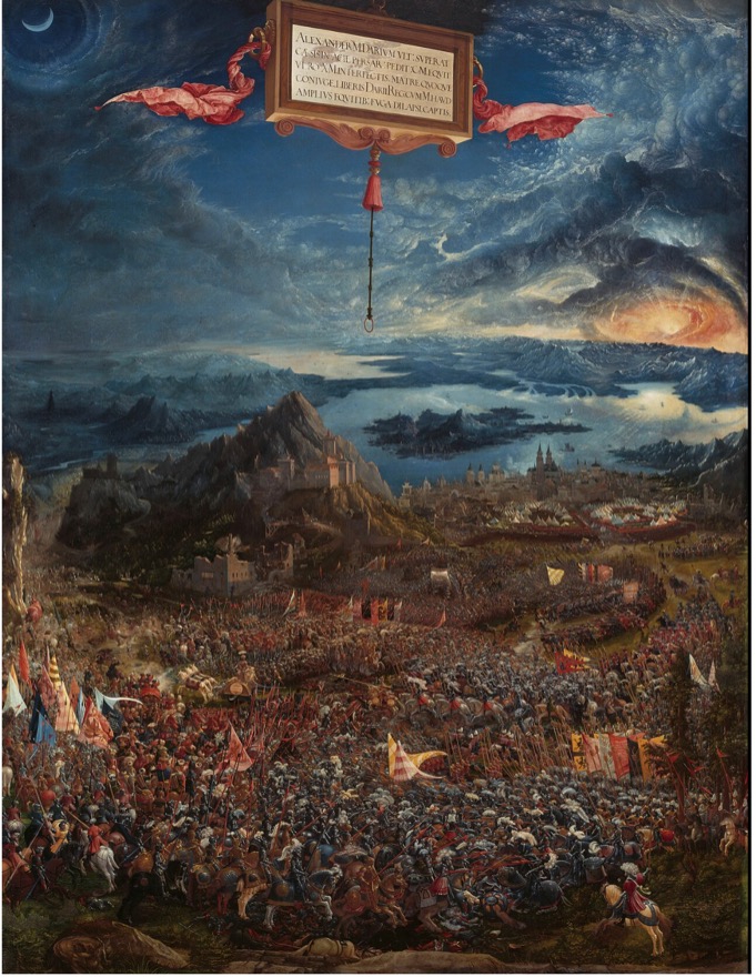 Albrecht Altdorfer, The Battle of Alexander at Issos, 1529